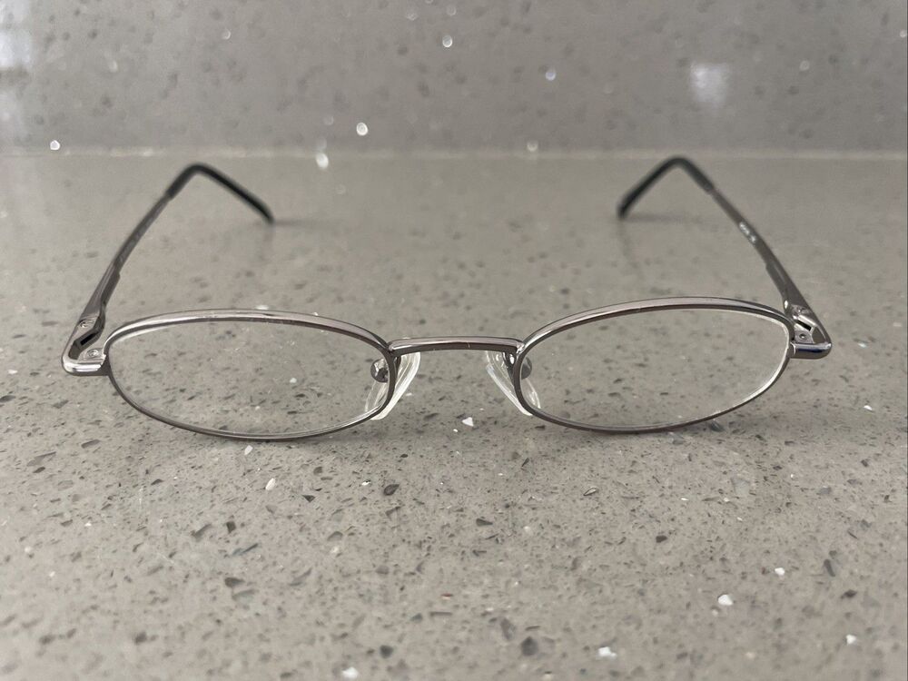 Eurosteel 78 Flex Shiny Gunmetal Eyeglasses Frames ONLY 42-19-125 Full Rim
